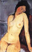 Amedeo Modigliani Seated Nude Spain oil painting artist